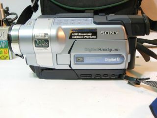 Vtg Sony Digital Video Camera Handycam Recorder DCR - TRV350 w/ Travel Bag 5
