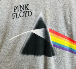Medium - Vtg 1987 Pink Floyd A Momentary Lapse Of Reason Raglan T - Shirt Usa