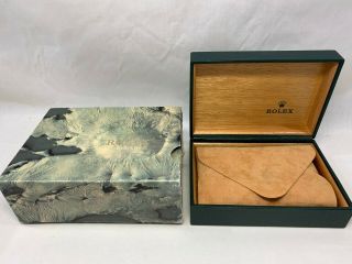 Vintage Rolex Watch Box Case 68.  00.  01 Booklet 0426184