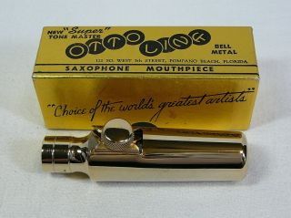 Vintage Otto Link Tenor Saxophone Mouthpiece Facing No.  3 Tone Master Sax