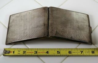 Vintage / Antique Sterling Silver 925 Cigarette Case -