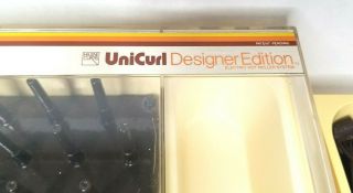 Vintage Helene Curtis Unicurl Designer Edition Electric Hot Roller Complete Set 6