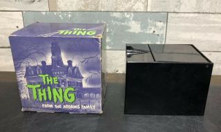 Vintage 1964 Addams Family The Thing Mechanical Coin Bank W/ Box Not