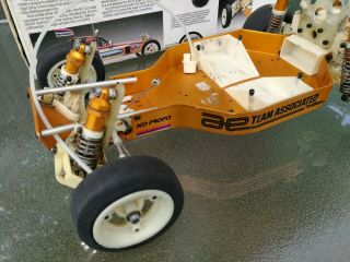 Vintage Rare Team Associated Classic RC10 Gold Pan chassis 1:10 Kit 6000 Parts 3
