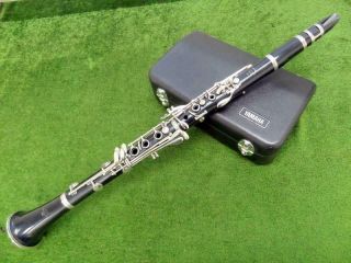 Vintage Yamaha 26 Ii Clarinet Boehm B Flat Abs Resin Woodwind Instrument W/ 4c