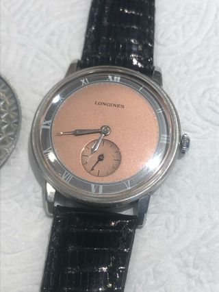 Vintage Longines Gents Wrist Watch S/s Case 33mm Cond.  Ca1951