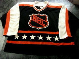 VINTAGE NHL ALL STAR GAME HOCKEY JERSEY CCM MEN ' S SIZE XL (52) KNIT MATERIAL 3