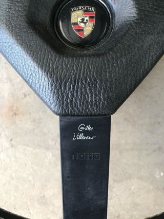 vintage momo steering wheel For Porsche Gilles Villeneuve Signature Series 350mm 5