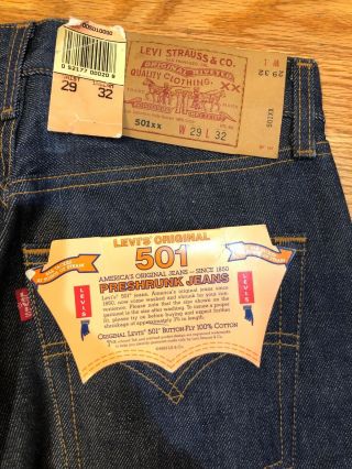Vintage Levis 501 Xx Stf Denim Jeans,  Tag Size 29 X 32,  Made In 1993 - 005
