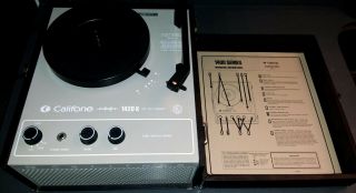 Vintage Califone 1420k Classroom Phonograph Record Player Turntable