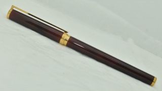 Vintage St Dupont Classique Rollerball Pen Laque De Chine Gold Trim