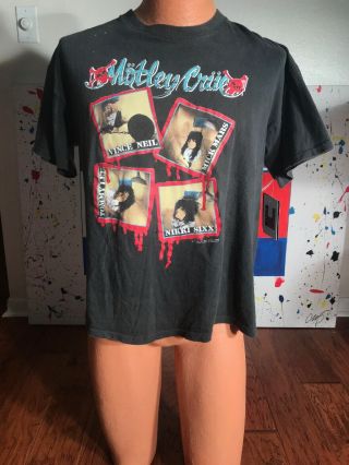 Vintage 80’s Rare 1989 Motley Crue Kick Start My Heart Tour Shirt Size M