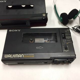 Vintage SONY WALKMAN Professional Stereo Casette - Corder WM - D6C & Accessories 2
