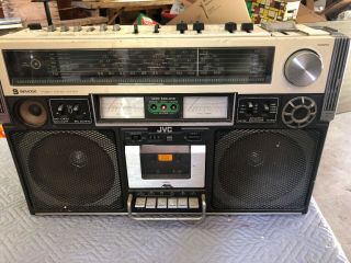 Rare Vintage Old School Jvc Rc - 838 Jwii Stereo Boombox Japan Cassette Recorder