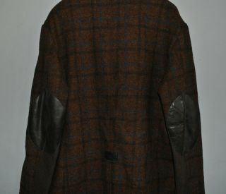 C.  C.  FILSON Mens Vintage Shooting Hunting Wool Leather Jacket Size XL 8