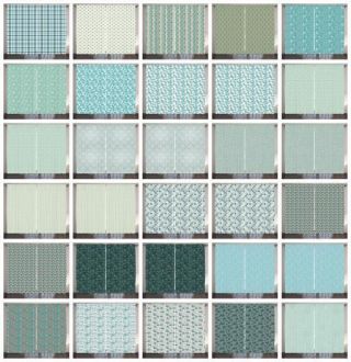 Turquoise Curtains 2 Panel Set Decor 5 Sizes Available Window Drapes