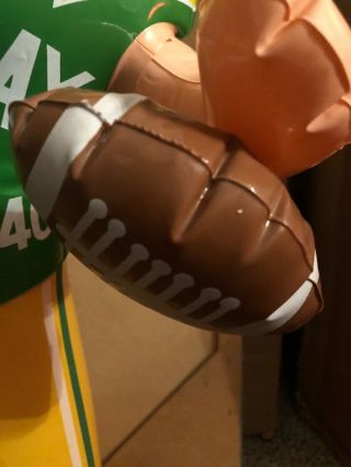 (VTG) 1960s Green Bay Packers Football Inflatable Blow Up 40 Player NFL Lambeau 6