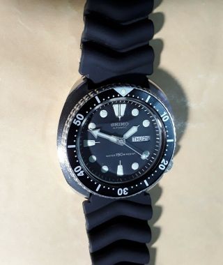 Seiko 6309 7040 Turtle Scuba Diver ' s watch 1984 vintage 2