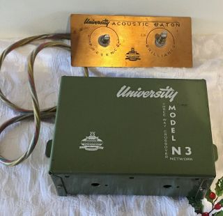 Vintage University Loudspeaker Model N3 3 - Way Crossover Network