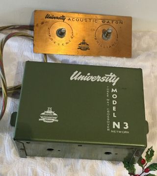 Vintage University Loudspeaker Model N3 3 - Way Crossover Network 2