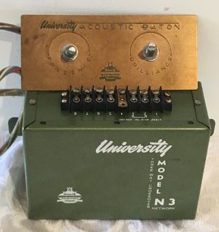 Vintage University Loudspeaker Model N3 3 - Way Crossover Network 7
