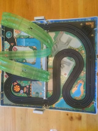 Vintage Micro Machines Race In A Case Cyclone City Racing Set Read Information