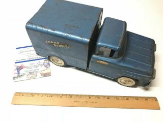 Vintage Tonka Service Truck Blue 1950s Pressed Steel Tonka Toys Mound Minnesota