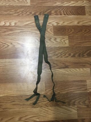 Wwii Ww2 Airborne Paratrooper Infantry Trouser Pant Suspenders Nos