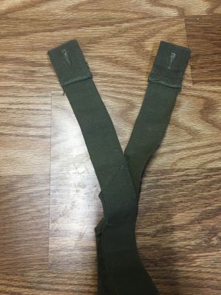 WWII WW2 Airborne Paratrooper Infantry Trouser Pant Suspenders NOS 4