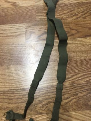 WWII WW2 Airborne Paratrooper Infantry Trouser Pant Suspenders NOS 5