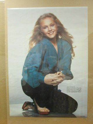 Lucy Ewing Of Dallas Vintage Poster Tv Series Actor 1980 Inv G4590