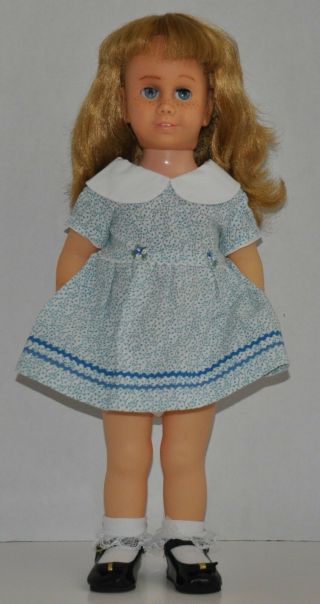 Vintage Chatty Cathy 5 Body Hard Face Blonde Pigtail,  Blue Eyed Chatty Cathy
