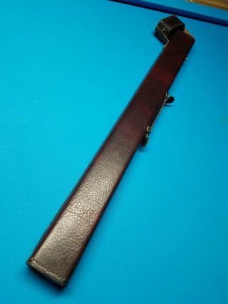 Vintage Leather Pool Cue Stick Box Case