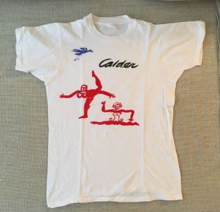 Vintage Alexander Calder Screen Stars Medium T Shirt 1970 