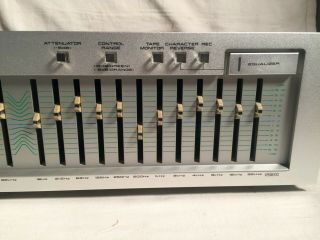 Vintage AKAI Stereo Graphic Equalizer EA - G90 12,  12 bands Light 7