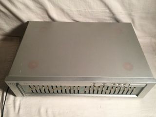 Vintage AKAI Stereo Graphic Equalizer EA - G90 12,  12 bands Light 8