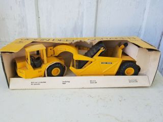 508 Vintage John Deere Scraper Construction Toy By Ertl Never Out Of Box