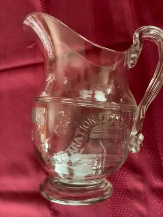 Vintage 1876 Commerative Centennial Pitcher