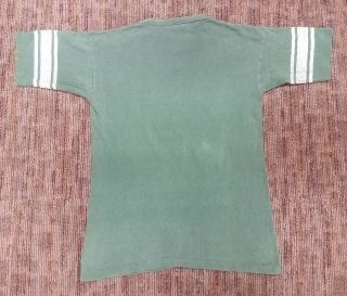 Vtg 70 ' s Champion Blue Bar Green Bay Packers Shirt College Army Reverse Weave L 2