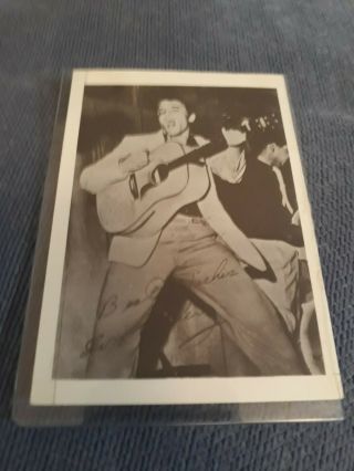 Elvis Presley VINTAGE 1956 WALLET WITH WALLET PHOTO STILL INSIDE 4