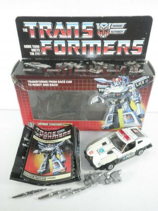 Transformers G1 Generation 1 Autobot Prowl Vintage Hasbro Jh