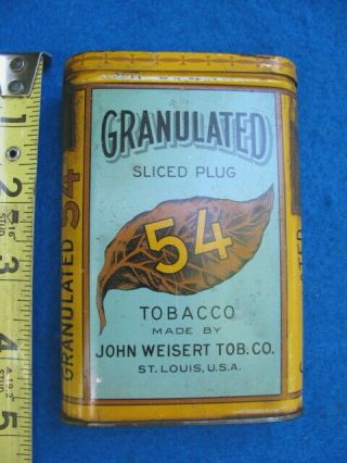 Vintage 54 Granulated Pocket Tobacco Tin