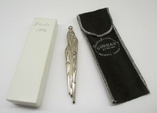 Vintage 1973 Gorham Sterling Silver Icicle Ornament & Pouch