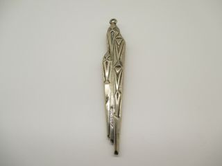 ViNTAGE 1973 GORHAM STERLiNG SiLVER iCiCLE ORNAMENT & POUCH 2