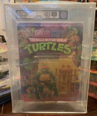 Teenage Mutant Ninja Turtles 10 Back Michelangelo Afa Grade 80 Near Vintage