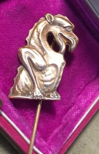 Vintage Jewellery Rare ‘joseff’ Signed Dragon Stick Lapel Pin With Card