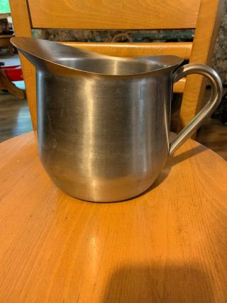 Usmc Stainless Steel One Gallon Water Pitcher Bloomfield Ind.  Inc 174
