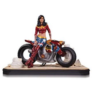 Dc Collectibles Wonder Woman Gotham City Garage Statue 0809/5000 Rare