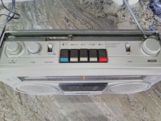 Vintage Sanyo M9901 100 Boombox Ghetto Blaster 2