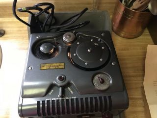 Webster Chicago 228 - 1 Vintage Electronic Memory Wire Recorder Microphone & Case